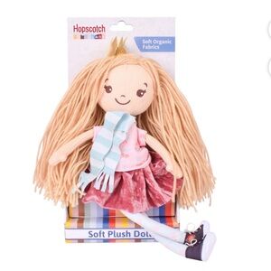NWT Hopscotch Lane Abby  Soft body floppy doll, 13 inches tall